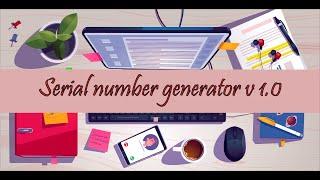 serial number generator v 1.0 | Full source code C# .NET