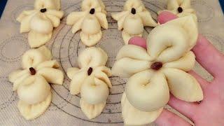 ПРОСТО БОМБА! КРАСИВЫЕ НЕОБЫЧНЫЕ БУЛОЧКИ / MAZALI YUMSHOQ BULOCHKA TAYYORLASH / SWEET DINNER ROLLS