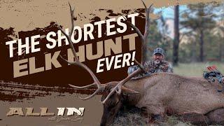 Shortest Archery Elk Hunt Ever