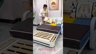 Foldable sofa bed two in one | Folding furniture ideas | Folding Furniture For Small Spaces #shorts