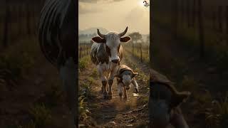 ek cow aur uska baccha pahadi mein #shortvideos #viral #trending #facts #shorts  #youtubeshorts
