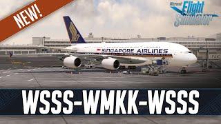 MSFS LIVE | FBW A380X *RELEASE PARTY* | Real World Singapore OPS | Singapore to Kuala Lumpur