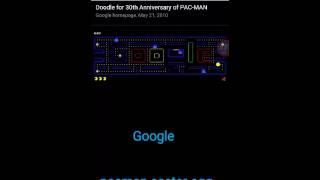 Google pacman easter egg