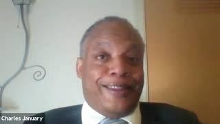 Dr, Wadell Brooks, Sr, with North Chicago Mayoral Candidate Charles January