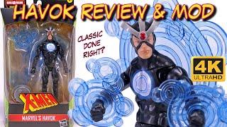 Havok Classic Unboxing Review & Elbow Modification Hasbro Marvel Legends Bonebreaker BAF Wave