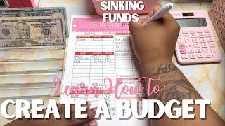 Create A Budget With Me| How To Use A Cash Envelope System | OhmyfroBudgets