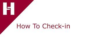 Opera PMS - How To Check-in