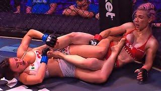 Girls MMA Fight - Insane MMA debut after success in wrestling and boxing