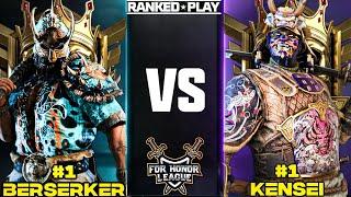 NUMBER 1 RANKED BERSERKER VS NUMBER 1 RANKED KENSEI! FOR HONOR