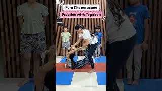 ADVANCE BACKBENDING PRACTICE | DHANURASANA| #yoga #trending