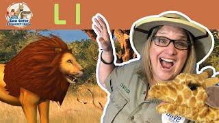 Zoo Crew Alphabet Show | Lions and Letter L