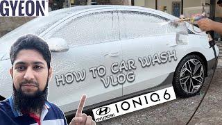 Car Wash & Detailing Vlog | Hyundai Ioniq 6 | All GYEON | Ioniq Part 4 | Yes In Pakistan