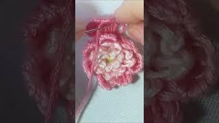 3D Flower Embroidery Short