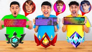 We Used Pro Players Keyboards to Play Ranked in OG Chapter 2 Fortnite! (Clix, Peterbot, Mongraal)