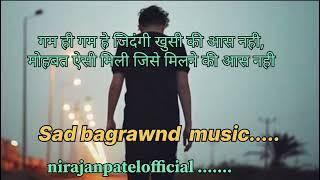 Sad music: sad background music // Bollywod Hindi music mood of