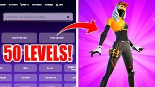 Unlimited XP Glitch to Gain 50 ACCOUNT LEVELS for Runway Racer Skin Fortnite!