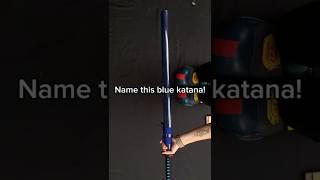 Name the Blue Japanese Katana #sword #unboxing #katana