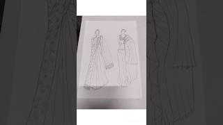 fashion illustration design #fashiondesigner #fashionland #shortvideo #fashion #illustration