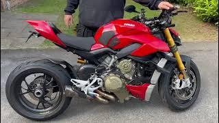 Ducati Streetfighter v4s Full Akrapovic titanium exhuast