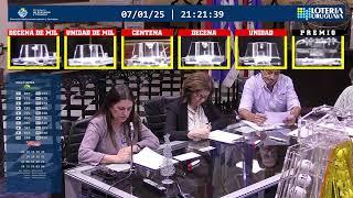 Emisión en directo de Loteria Uruguaya