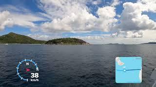 Ferry Cat Cocos from Praslin to La Digue (Seychelles)