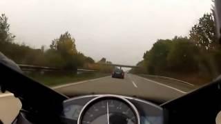 Mercedes Benz C63 AMG vs Yamaha R1