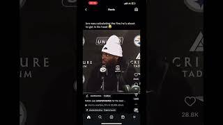 Najee Harris post game interview #nfl #shorts