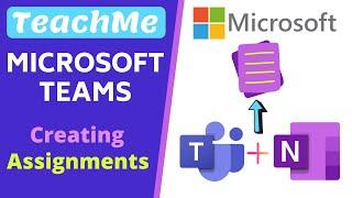 Create OneNote Class Notebook Assignment in Microsoft Teams