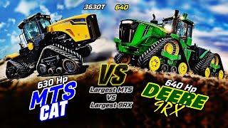 MTS/CAT 3630T VS Deere 9RX 640 - Which is stronger? [Monsters Brawl] - Comparison