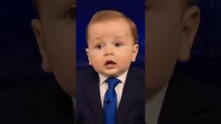 Baby Piers Morgan black Isbian Funny talking baby podcast#reels #fyp #shorts #viral #babypodcast #ai