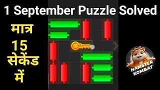 Today 1 September Daily Mini Game | Hamster Kombat Daily Combo Card | hamster Cipher Code 1 Sept