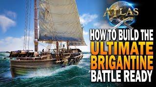 How To Build The Ultimate Brigantine! Atlas Pirate Survival MMO Gameplay E4