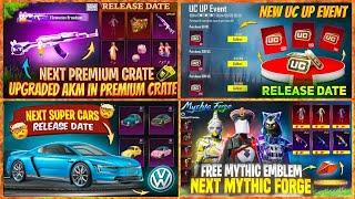  BGMI NEXT 5X UC UP EVENT | BGMI NEXT PREMIUM CRATE | BGMI 3.4 MYTHIC FORGE | BGMI NEXT SUPER CAR ?