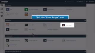 How to Create Custom Error Pages in cPanel