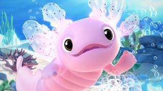 New Fingerlings Baby Axolotls swim, light up, and respond to your touch