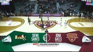 Siena vs Iona Men's Basketball 1/25/22