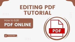 Cara Edit File PDF Secara Online dengan Mudah | KakTutor