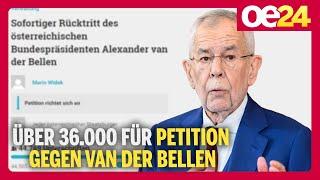 Über 36.000 für Petition gegen Van der Bellen