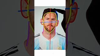 How to draw a Messi tutorial ||#drawing #draw #art #messi #shorts #short