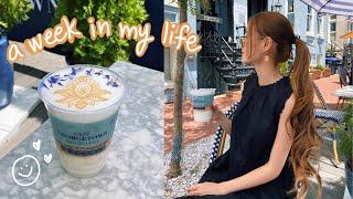 usa vlog  cafe hopping in georgetown, farmer's market, beautiful days in washington d.c. ️