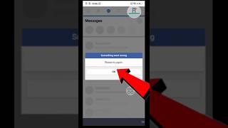 #facebook lite something went wrong problem solve #shorts #facebook #featuretech