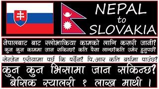 How to Apply Slovakia working Visa from Nepal. Nepal bata Slovakia kasari jane?Nepali in Slovakia.