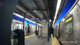 Riding the IND Fulton St Express A Train from Ozone Park- Lefferts Blvd to Jay St MetroTech