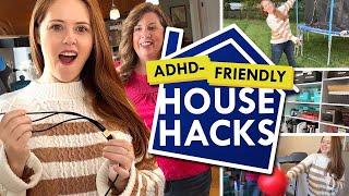 ADHD House Hacks That Are Executive Function Friendly (feat. Caroline Maguire's home!)