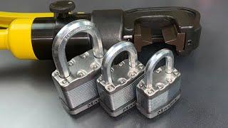 [765] How Tough are Master Lock’s Boron Carbide Shackles?