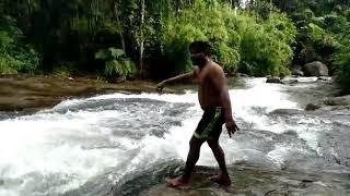 Waterfall accident