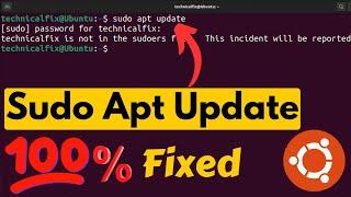 How to Fix Sudo Apt Update Not Working Ubuntu | How to Fix Update Errors in Ubuntu