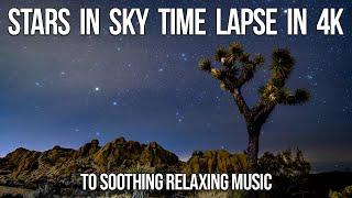 Mesmerizing Time Lapse of Stars in 4K to Relaxing Music