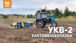 Транспортерная картофелекопалка УКВ 2. Четыре сезона без поломок!