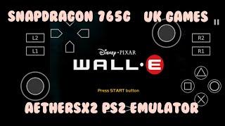 Disney-Pixar Wall-E | Aethersx2 PS2 Emulator | Android Snapdragon 765G | Gameplay | (Uk Games)